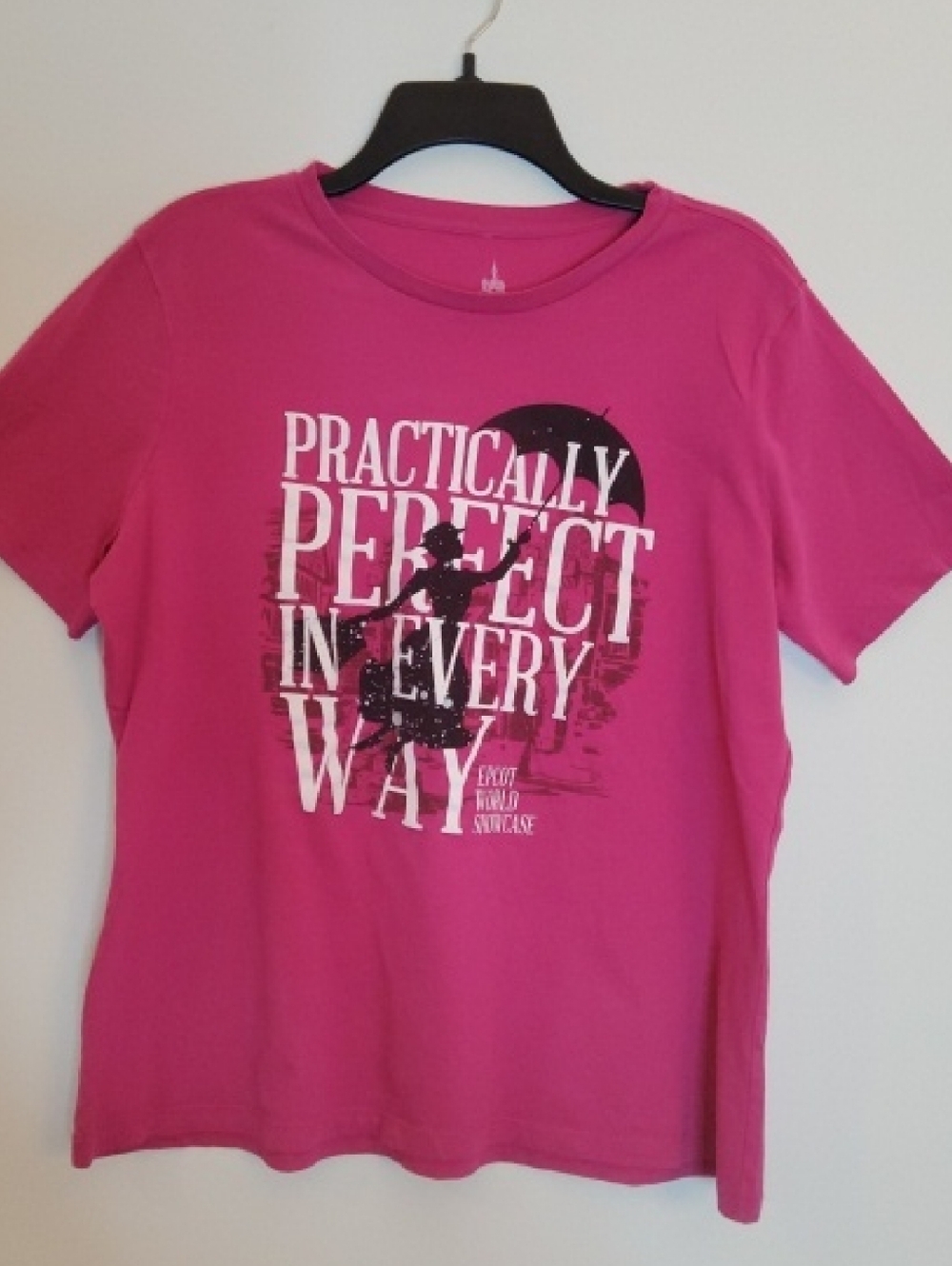 Disney Parks Pink 'Practically Perfect' Mary Poppins Tee
